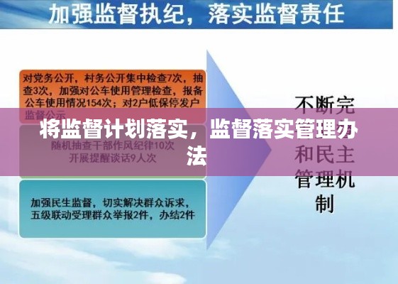 将监督计划落实，监督落实管理办法 