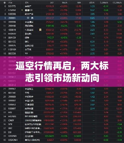 逼空行情再启，两大标志引领市场新动向